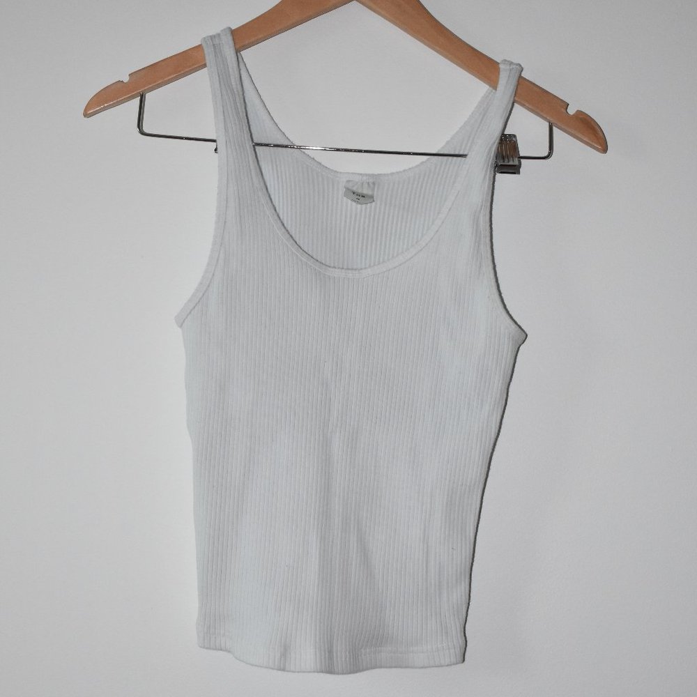 TNA, White Tank Top, Size M
